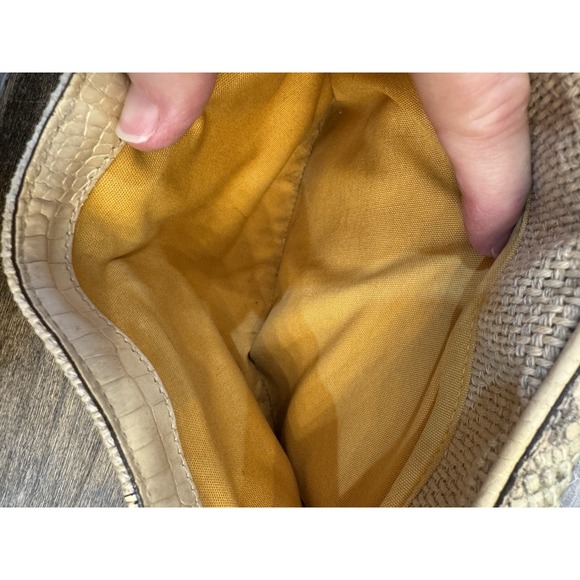 Brahmin‎ Small Caroline satchel bag in a textured canvas Snakeskin Embossed - Picture 12 of 16